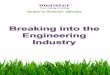 Breaking Into the Engineering Industry