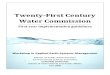 21st Century Water Commission Final Report: Implentation Plan