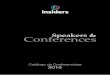 Insiders Speakers Catálogo 2015