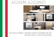 John Conti Electric Instantaneous Water Heaters