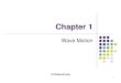 Wave motion chapter 1