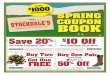 Stockdale's Spring Coupon Book