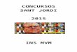 Consursos Sant Jordi 2015 MVM