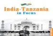 India-Tanzania in Focus