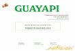 Prodotti guayapi 2015