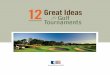 12 Great Ideas for Golf Tournaments