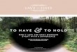 Issue 27 - To Have & To Hold
