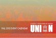 Fall 2015 University Union Event Calendar