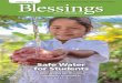 Safe Water for Students – Blessings Magazine – August 2015