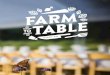 Farm to Table Private Dinners
