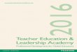 Pearson Teacher Education & Leadership Academy