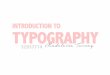 Introduction to Typography - Book Jackets