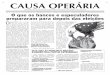 Suplemento do jornal Causa Operária nº 102
