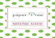 paper tree notepad album