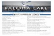 Paloma Lake - December 2015