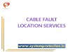 Cable Fault Location Service Provider India