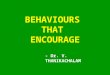 Leadership behaviors that encourage