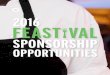 2016 FEASTIVAL Sponsorship Opportunities