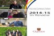 Queen's Continuing and Distance Studies Annual Report 2014-15