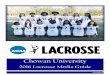 2016 Chowan Women's Lacrosse Media Guide