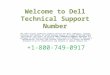Welcome to dell support phone number