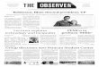 Print Edition of The Observer for Thursday, February 11, 2016