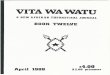 Vita Wa Watu A New Afrikan Theoretical Journal Book Twelve April 1988