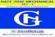 GATE-2016 Mechanical Set-1 Full Solution