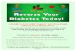 Reverse your diabetes naturally
