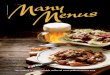 Special Features - Many Menus 2016