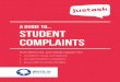 Just Ask - A Guide to Student Complaints