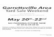 2016 Annual Garrettsville Area Yard Sale Listing
