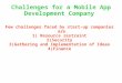 Challenges for mobile application development company