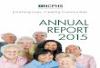NCPHS Annual Report 2015: Enriching Lives, Creating Communities
