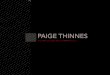 Paige Thinnes Fashion Design portfolio