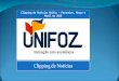 Clipping de notícias UNIFOZ