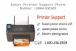Epson printer support phone number 18004360509