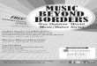 Program Book Insert - Music Beyond Borders Indian Ragas and Rhythms