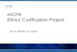 AICPA Profesional Ethics Codification Project PowerPoint