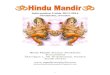 Information Guide 2013-2014 Stockholm, Sweden Hindu Mandir 