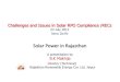 Presentation on Rajasthan Solar Power Scenario: Key Features 