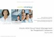 Oracle HCM Cloud Talent Management for PeopleSoft Customers