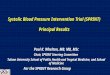 Systolic Blood Pressure Intervention Trial (SPRINT) Principal Results