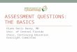 Writing assessment questions: the basics!