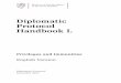 Diplomatic Protocol Handbook I. - Privileges and