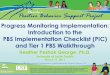 Introduction to the PBS Implementation Checklist
