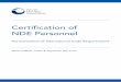 Certification of NDE Personnel - World Nuclear