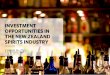 Investment opportunities in the New Zealand Alcoholic Spirits industry
