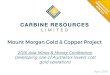 160405-3 Mount Morgan Investor Presentation – M&M2016