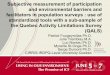 Subjective measurement of participation and environmental barriers 